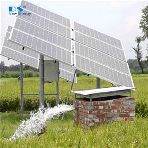 Panou solar de 10KW asortat cu o pompă de apă AC de 7KW pentru a servi agriculturii